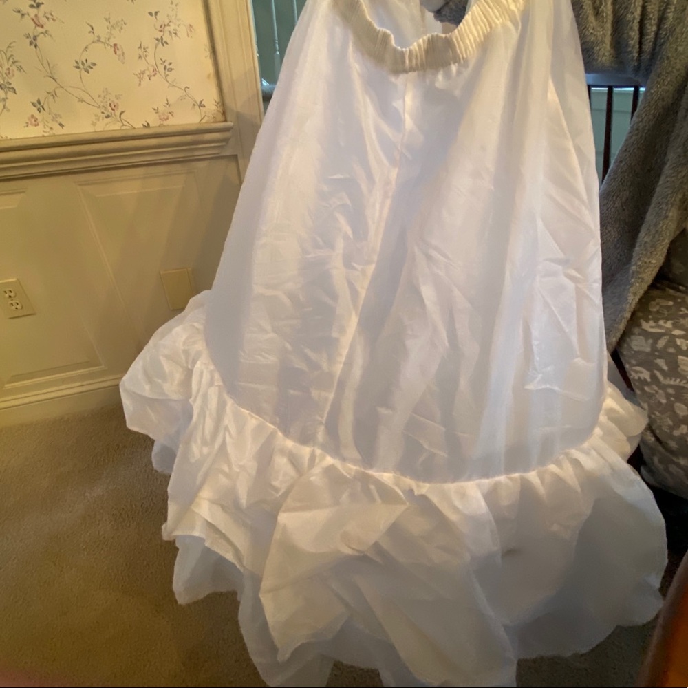 White Wedding Hoop Slip